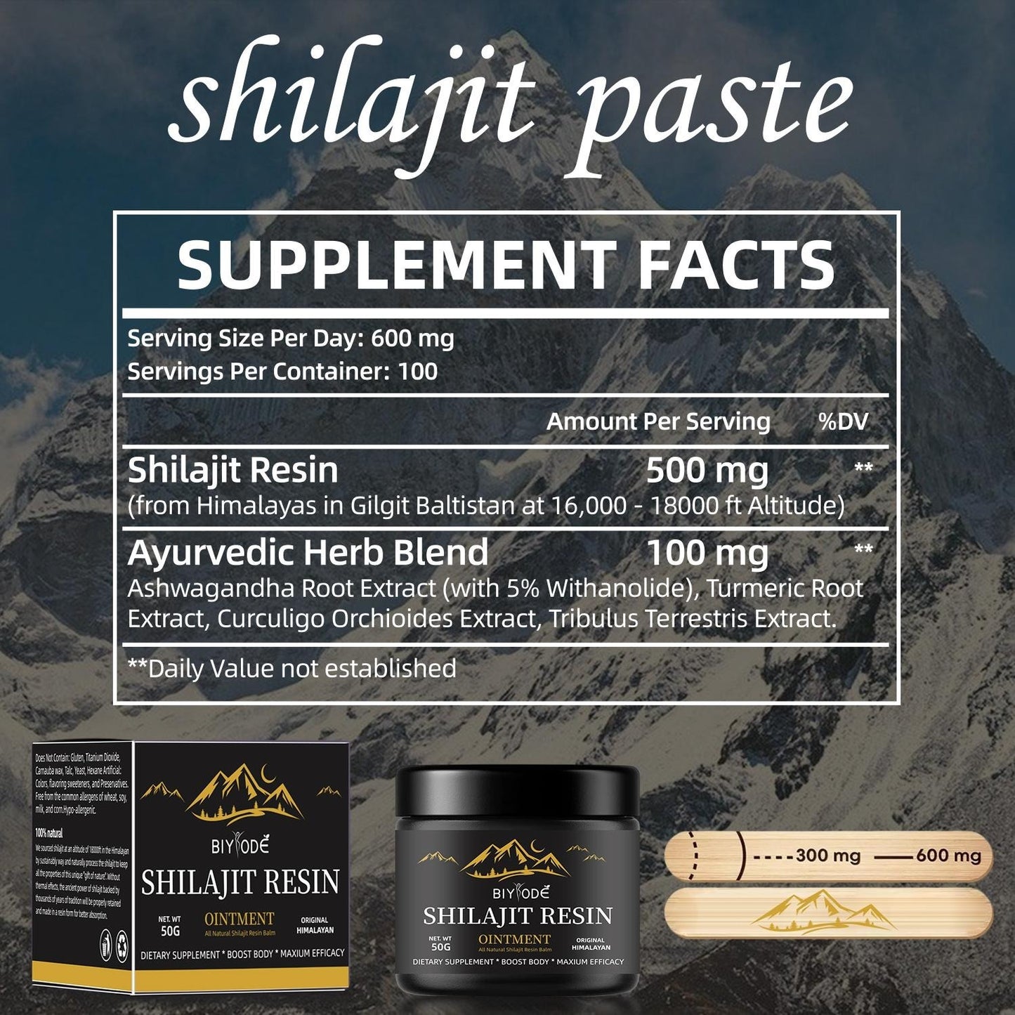 Pure Himalayan Shilajit Gummies with Ashwagandha & Gokshura – No Added Sugar (60 Chewables)