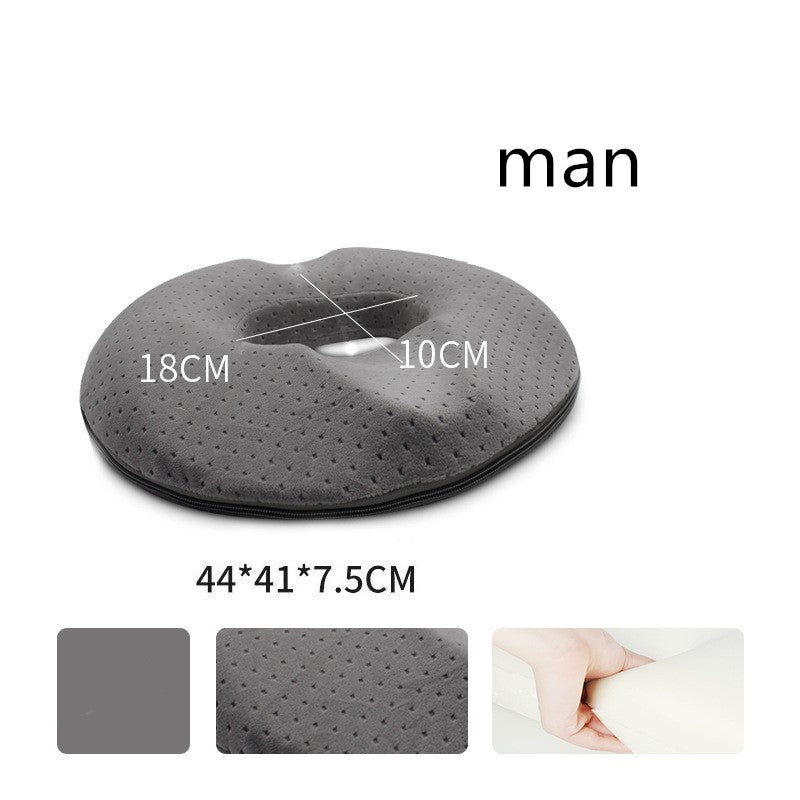 Memory Foam Seat Cushion for Office Chair – Gender-Specific Design, Washable Cover