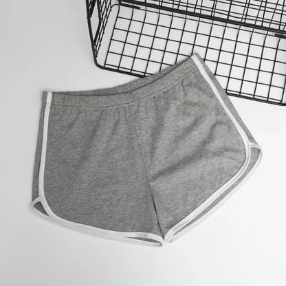 High-Waist Drawstring Lounge Shorts – Loose Fit Cotton Casual Shorts (5-Pack)