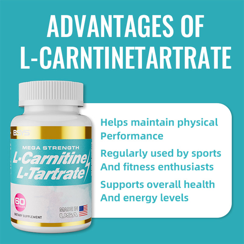 L-Carnitine L-Tartrate Capsules – 1 Bottle