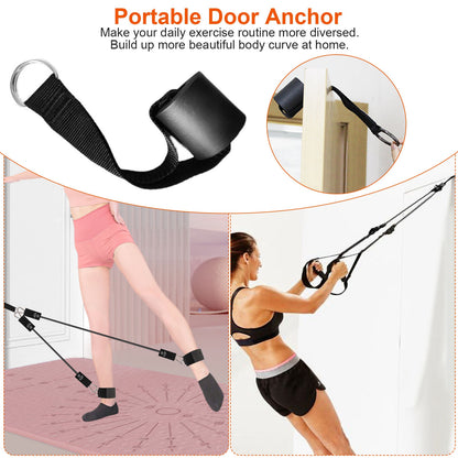 Pilates Bar Kit with Resistance Bands 100LBS/180LBS Full Body Workout Set