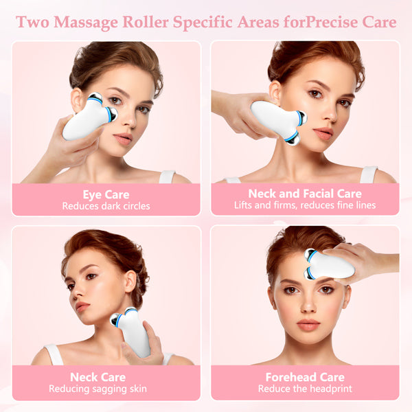 EMS Facial Beauty Tool - Microcurrent Face Massager for Anti-Aging