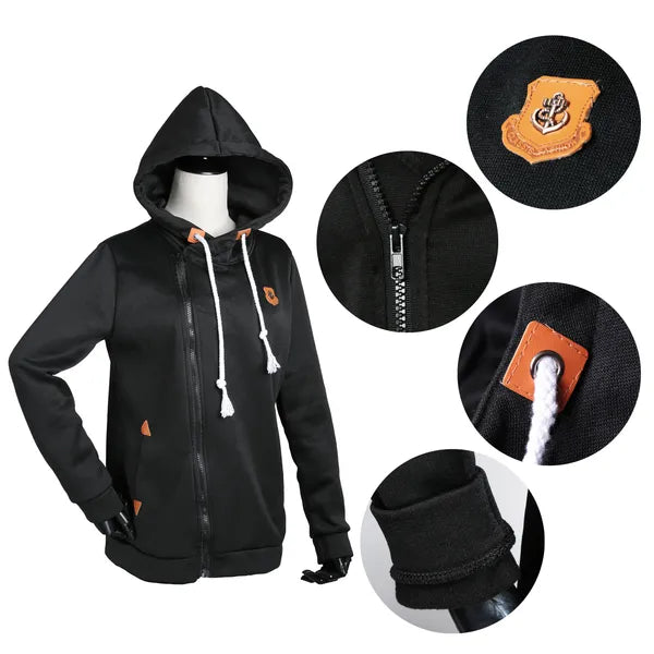 Full Zip-up Brushed Inner Hoodie Sweatshirt