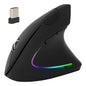Wireless Vertical Mouse - Ergonomic 2.4G with 6 Buttons & Adjustable DPI