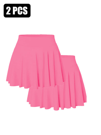 Women's Athletic Tennis Skirt - Quick-Dry Sports Skort with Pockets