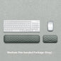 Memory Foam Mouse Wrist Rest Pad – Cloth or Leather Cover, Multiple Sizes, Black & Gray