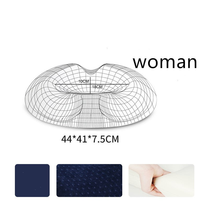 Memory Foam Seat Cushion for Office Chair – Gender-Specific Design, Washable Cover