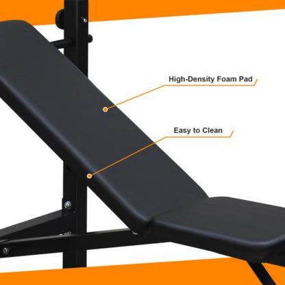 Weight Bench Full Body Workout For Your Home Gym With Squat Rack And Bench Press