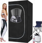 Portable Full Body Steam Sauna Tent with Chair & Remote for Home Relaxation