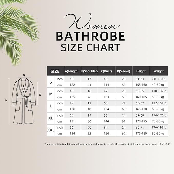 RONGTAI Mens Plush Long Robe Soft And Warm Full Length Bathrobe