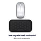 Memory Foam Mouse Wrist Rest Pad – Cloth or Leather Cover, Multiple Sizes, Black & Gray