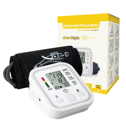 Automatic Upper Arm Blood Pressure Monitor | Voice Readout, Large Backlit LCD | 2-User Memory