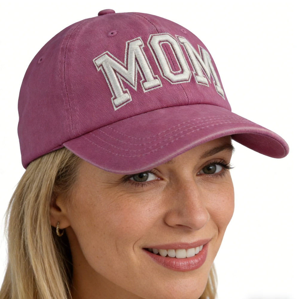 Mama Embroidered Baseball Cap - Adjustable Cotton Hat