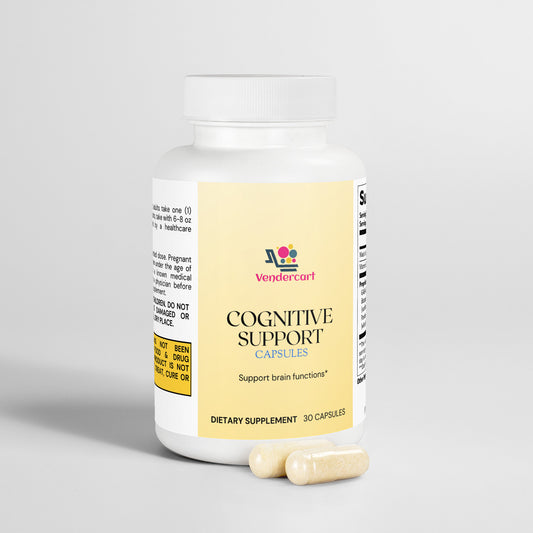 Advanced Cognitive Support Supplement for Focus, Memory & Mental Clarity (Non-GMO)