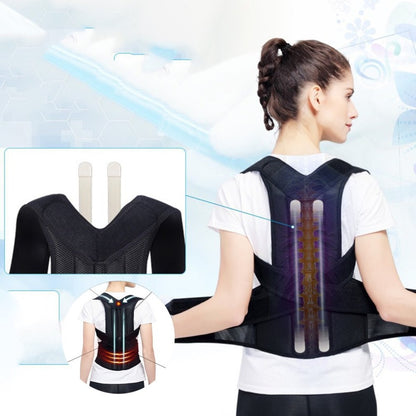 Back Posture Corrector Brace with Nano-Carbon Keel – S to 4XL