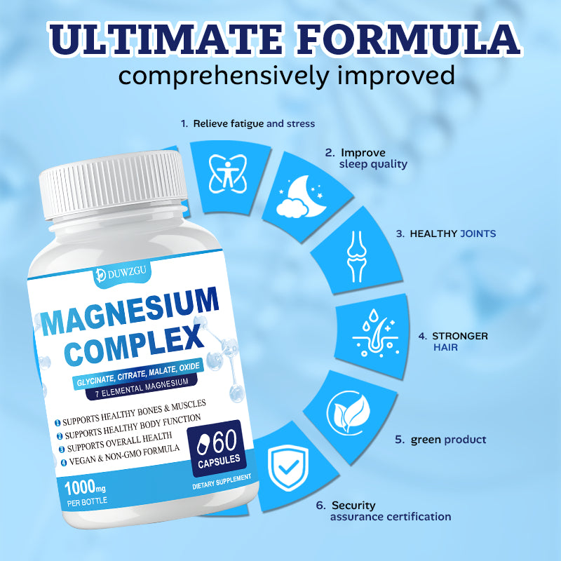 Magnesium Complex Capsules – 60 & 90 Count