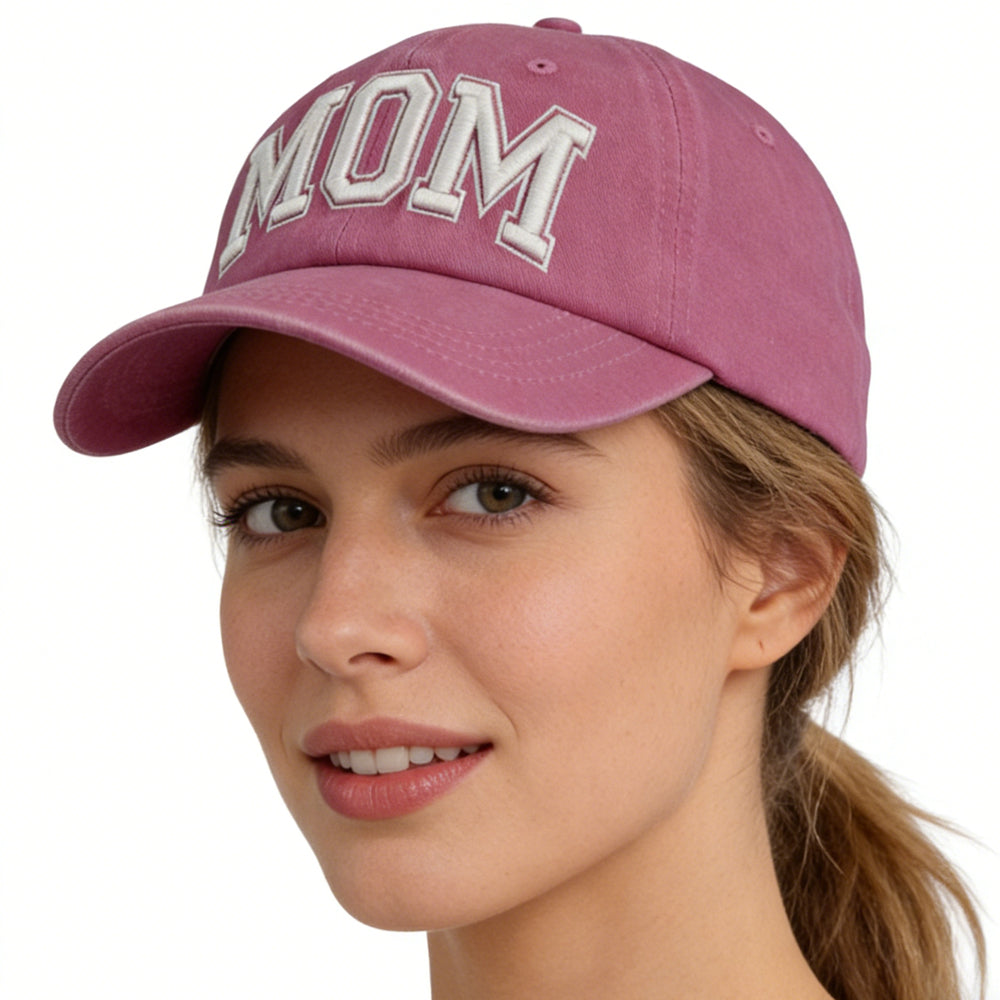 Mama Embroidered Baseball Cap - Adjustable Cotton Hat