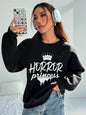 Women's Long Sleeve Crew Neck Sweatshirt