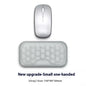 Memory Foam Mouse Wrist Rest Pad – Cloth or Leather Cover, Multiple Sizes, Black & Gray