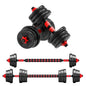 5-44 lb Adjustable Dumbbell-to-Barbell Set for Home Gym