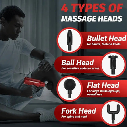 Mini Massage Gun, Portable Rechargeable Handheld Massager