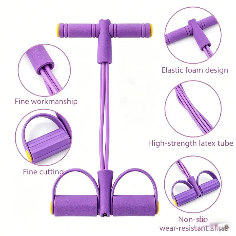 Yoga Pedal Resistance Band for Pilates & Home Workouts