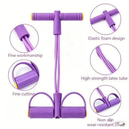 Yoga Pedal Resistance Band for Pilates & Home Workouts