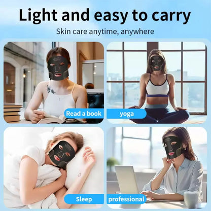 LED Face Mask, 460/660/850 nm Light Device
