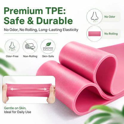 5-Level TPE Resistance Bands Set for Legs & Glutes