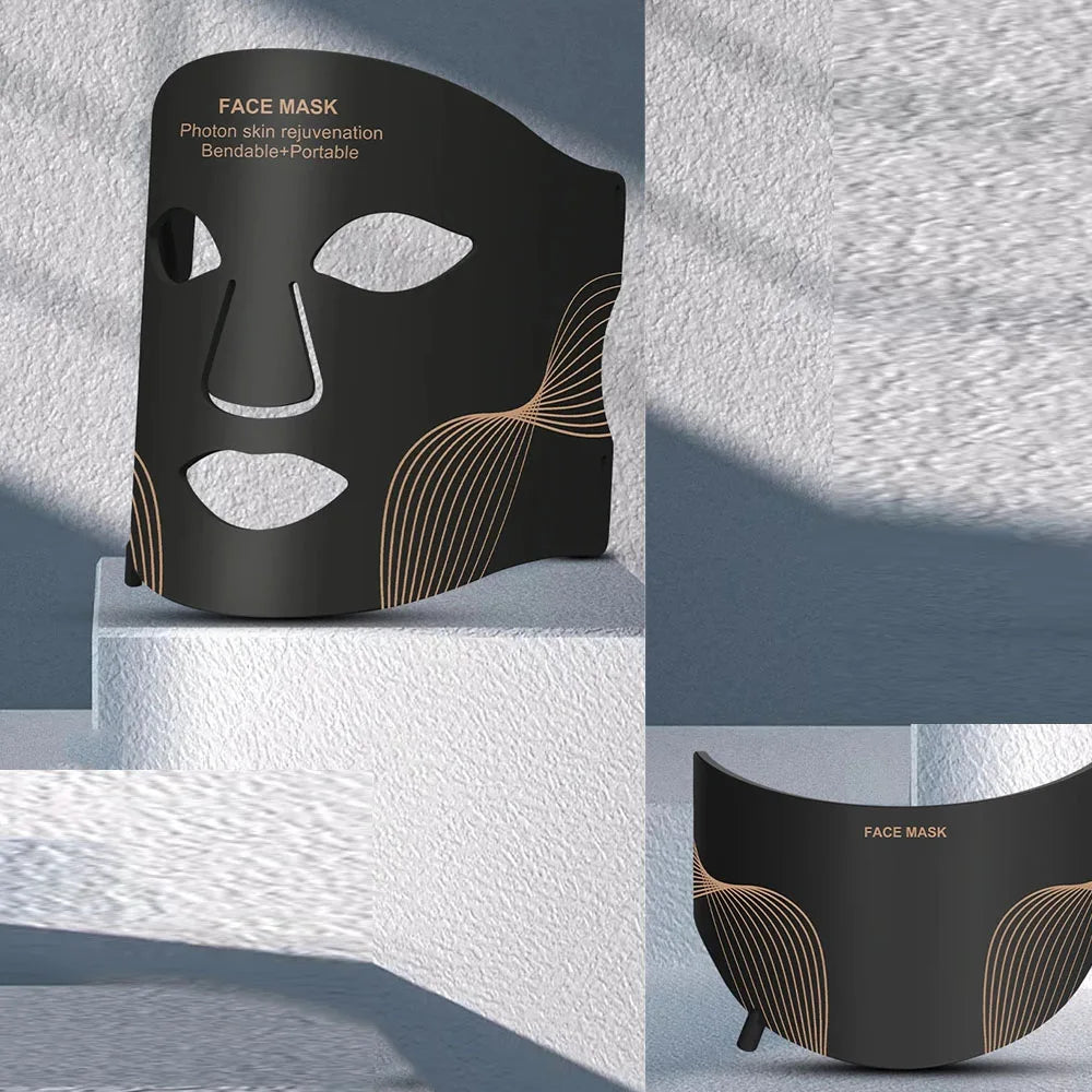 LED Face Mask, 460/660/850 nm Light Device