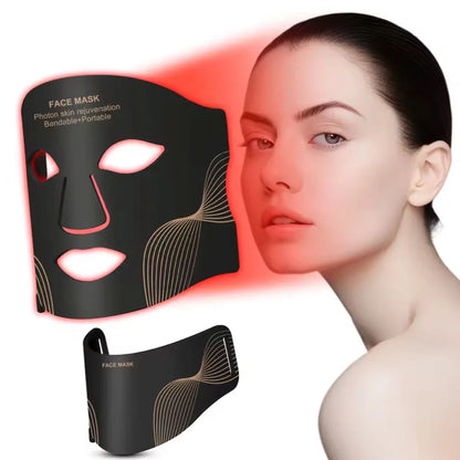 LED Face Mask, 460/660/850 nm Light Device