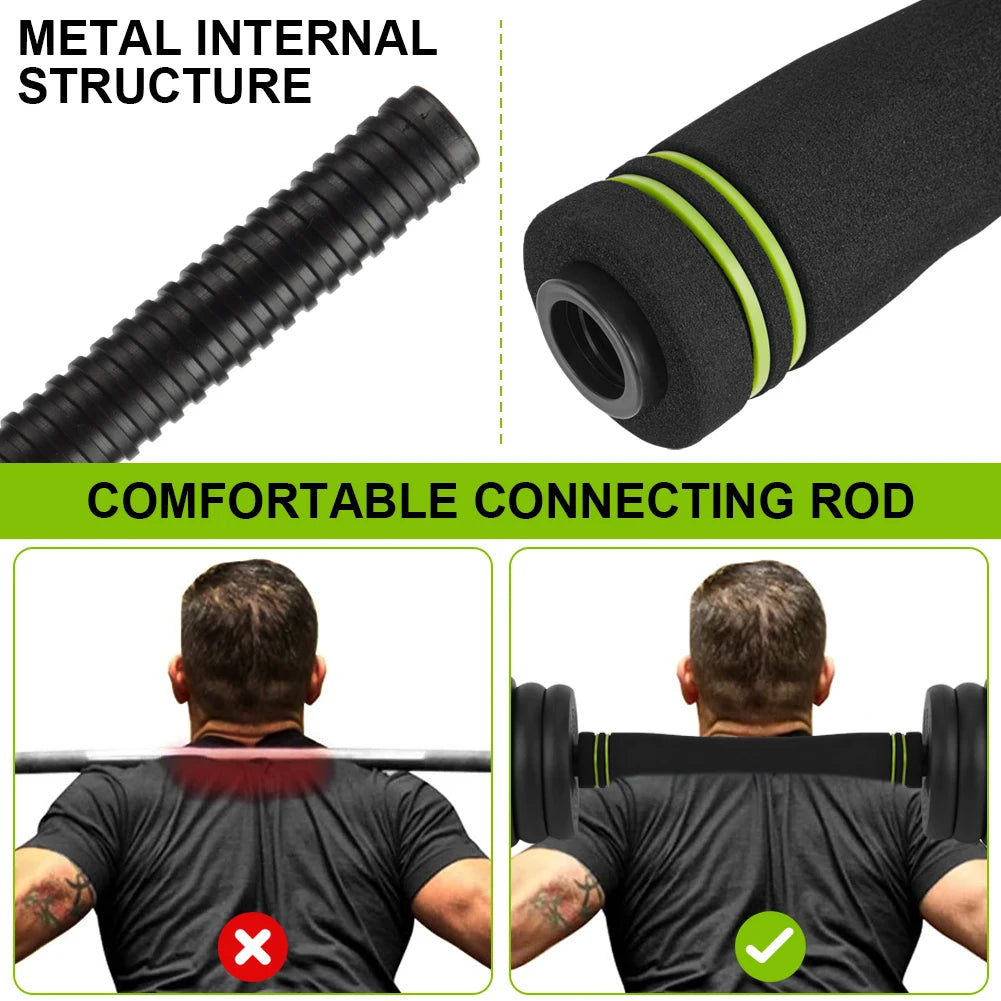 44/66/88 lb 4-in-1 Adjustable Dumbbell Set with Connector