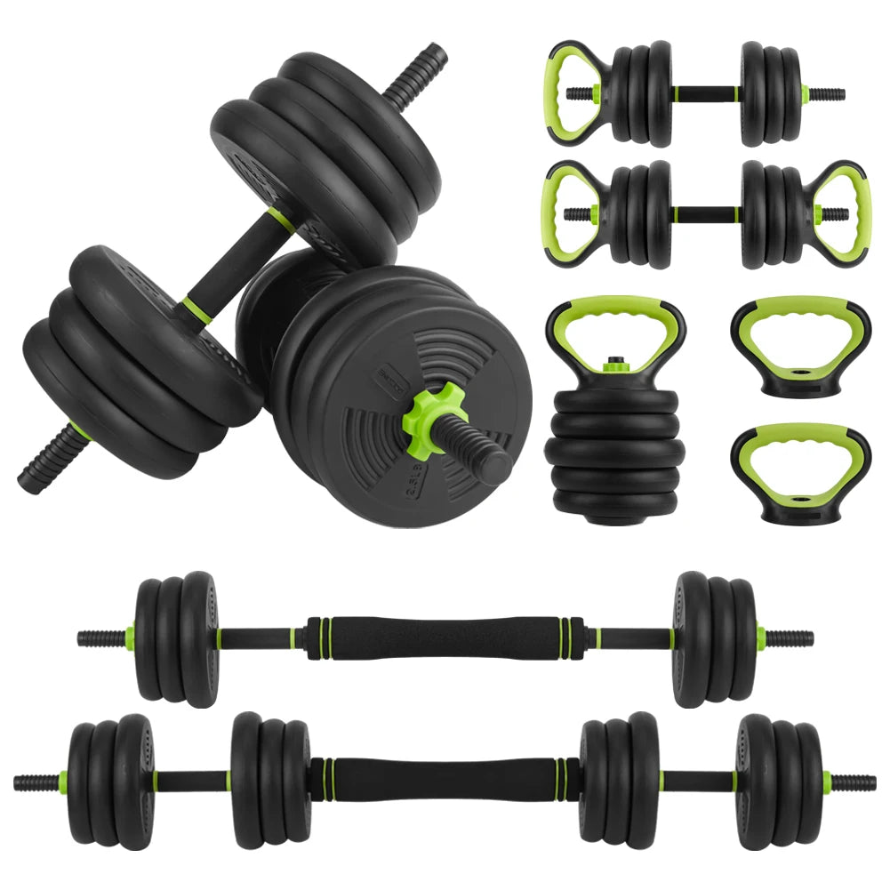 44/66/88 lb 4-in-1 Adjustable Dumbbell Set with Connector