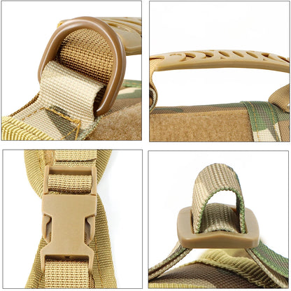 Tactical Cat Harness Adjustable Puppy Vest For Military Small Dogs Harnesses withControl Handle Walking Training Cat Accessories