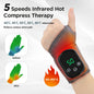Heated Wrist Massager Wrap with Vibration & Type-C