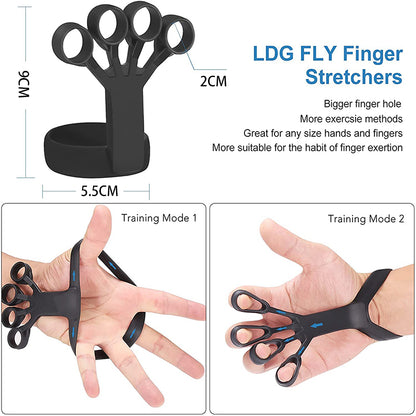 Silicone Finger Stretcher & Hand Grip Trainer – 3 Resistance Levels for Rehabilitation
