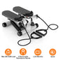 Mini Stepper Exercise Machine with Resistance Bands & LCD Monitor - 330 lbs