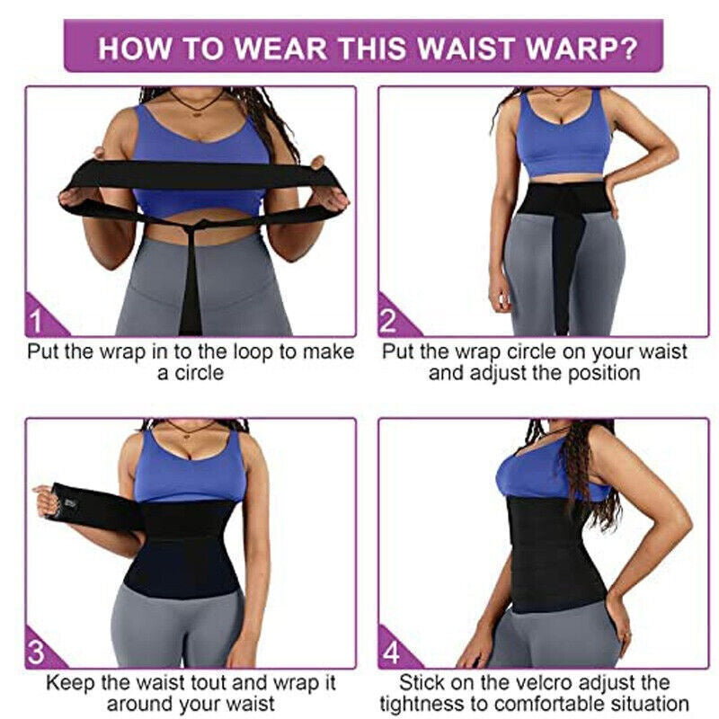Adjustable Waist Wrap Belt - Lumbar Support Bandage