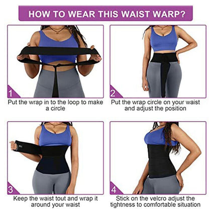 Adjustable Waist Wrap Belt - Lumbar Support Bandage