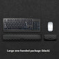 Memory Foam Mouse Wrist Rest Pad – Cloth or Leather Cover, Multiple Sizes, Black & Gray