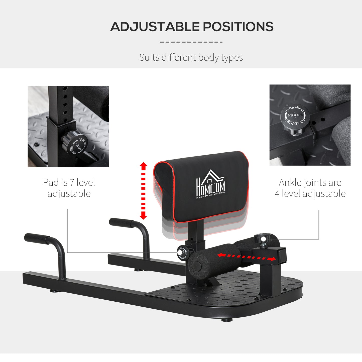 3 in 1 Push Up Sit Up Squat Machine for Home Gym Full Body Workout Equipment