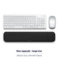 Memory Foam Mouse Wrist Rest Pad – Cloth or Leather Cover, Multiple Sizes, Black & Gray