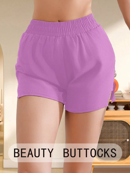 2-in-1 Mesh Workout Shorts – Breathable, Anti-See-Through Women's Gym Shorts