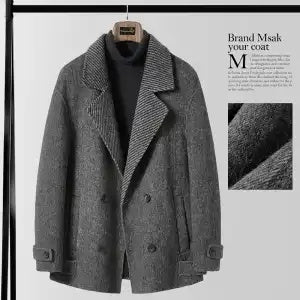 Business Korean-Style Wool Overcoat
