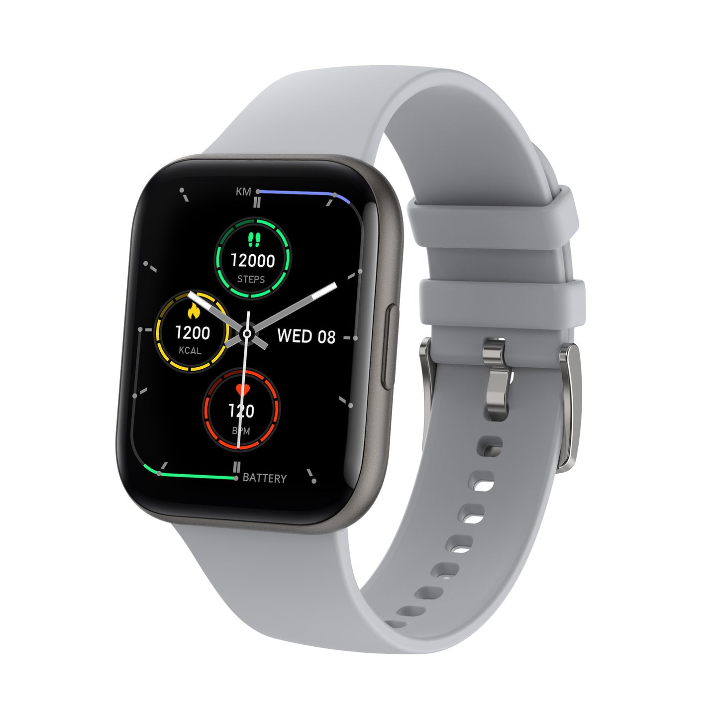 P25 Smart Bracelet – 1.69-in Touch Screen, Heart Rate Monitor, iOS & Android