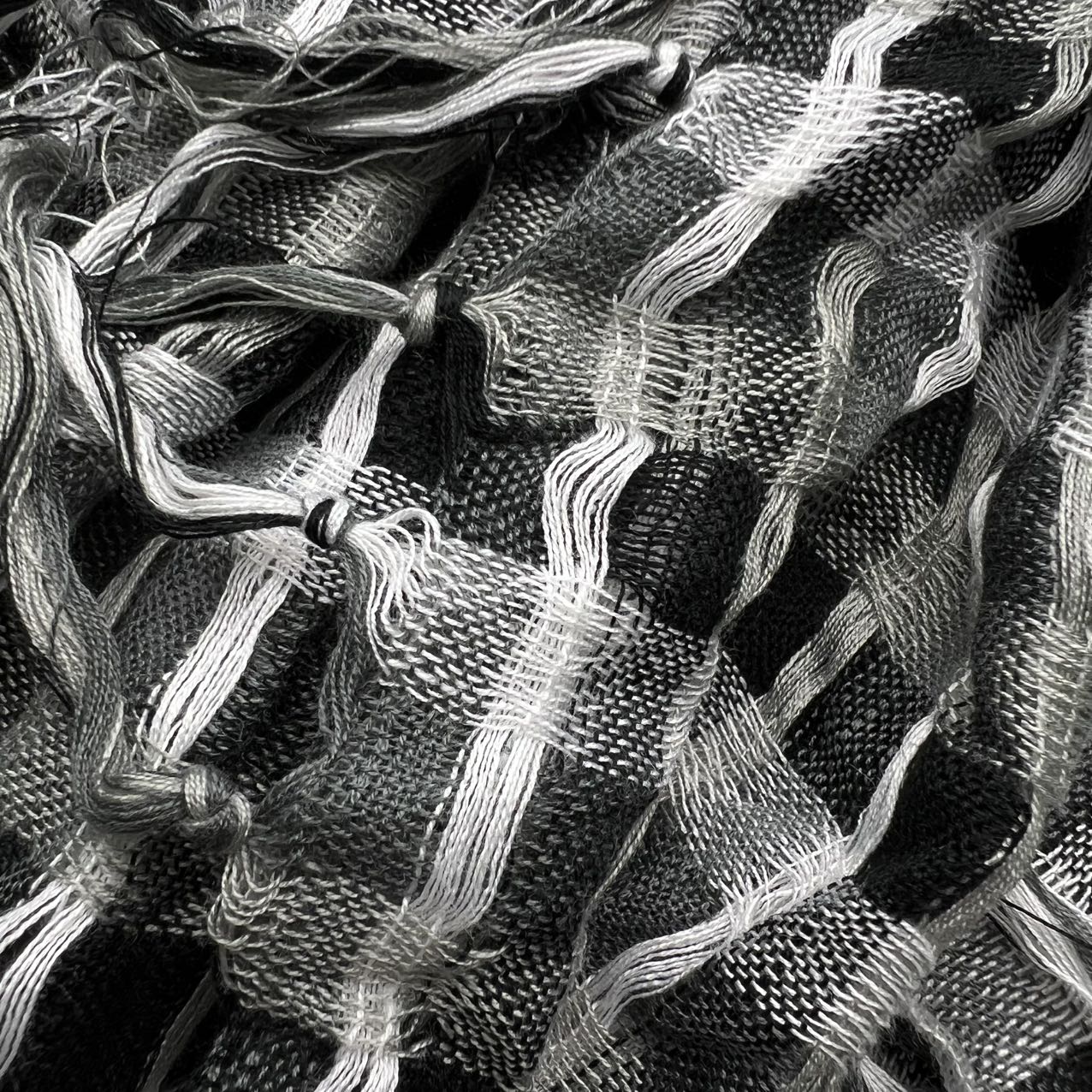 Grey Leopard Print Square Scarf - Unisex Viscose Scarf