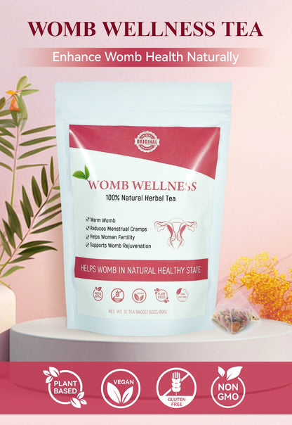 Natural Womb Herbal Tea for Menstrual Support, Hormone Balance & Wellness