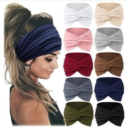 5 Packs Headbands For Women, Fashionable Sports Hairbands, Yoga Elastic Hair Bands Workout Running