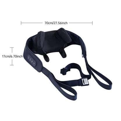 Cordless Shiatsu Neck & Back Massager with Heat | 6 Massage Heads | 2 Modes & Intensity Levels