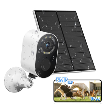 Solar Battery Security Camera | Wireless WIFI CCTV